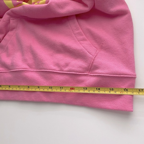 Levis Hoodie Pink Yellow Logo Pullover - Size XS - Picture 7 of 8
